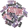 Word cloud for Costume