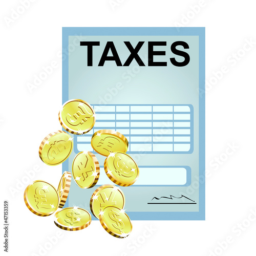 Illustration: Taxes Taxes