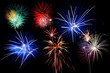 Fireworks bursting