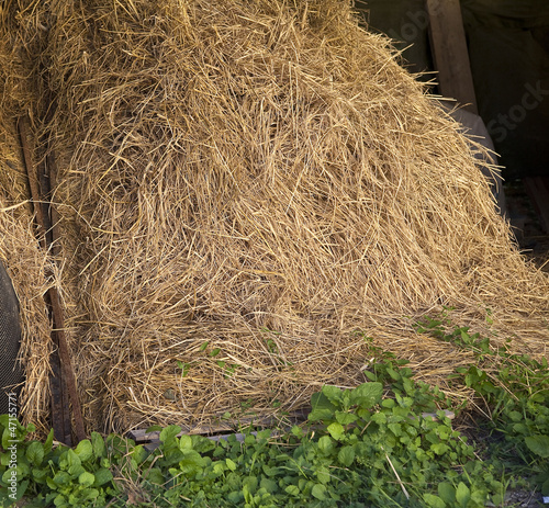 Photo: straw in the countryside straw in the countryside