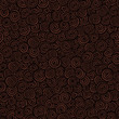 Seamless abstract hand-drawn pattern with spirals. Vector