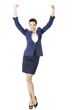 Young happy businesswoman