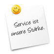 Zettel - Service Stärke