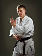 man in a white kimono