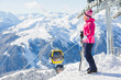 Happy skiers