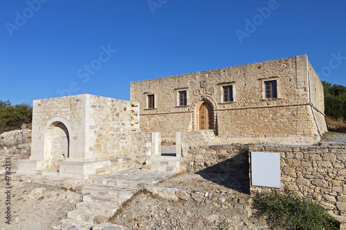 Photo: Etia traditional village at Crete island, Greece Etia traditional village at Crete island, Greece