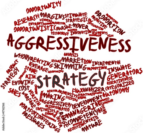 Illustration: Word cloud for Aggressiveness strategy Word cloud for Aggressiveness strategy