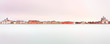 Venice, Giudecca Canal landmark. Panoramic Long exposure photogr