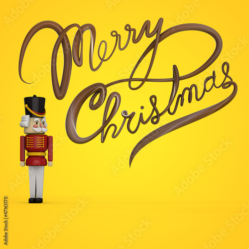 Illustration: Nutcracker Christmas Card Nutcracker Christmas Card