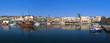 Panoramic image of Rethymno city at Crete island