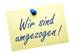 Wir sind umgezogen !