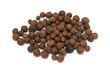 allspice isolated on white background