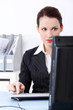 Photo: Attractive businesswoman at work Attractive businesswoman at work