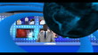 Man presenting business news with presentation and statisitcs
