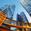 Photo: Modern office buildings in Central Hong Kong. Modern office buildings in Central Hong Kong.