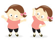 Obese girl before and after