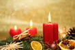 Foto: Drei Kerzen Drei Kerzen