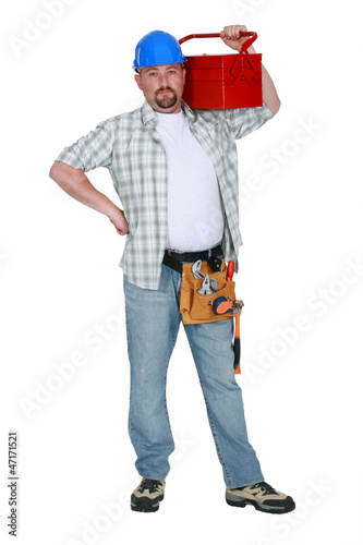 Photo: Handyman prepared for any eventuality Handyman prepared for any eventuality
