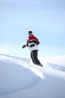 snowboarder in action