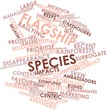 Word cloud for Flagship species