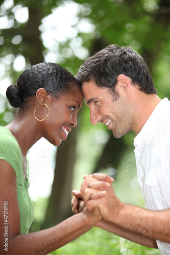 Photo: Happy romantic couple Happy romantic couple