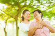Senior mother and daughter