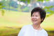 Asian senior woman