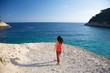 walking to Menorca sea