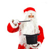 Photo: Isolated Santa Claus on white background Isolated Santa Claus on white background