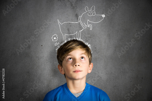 Photo: Child dreams of a Dog Child dreams of a Dog