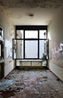abandoned building, empty room with window abandoned building, empty room with window
