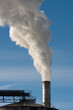 Smoke from an industrial chimney