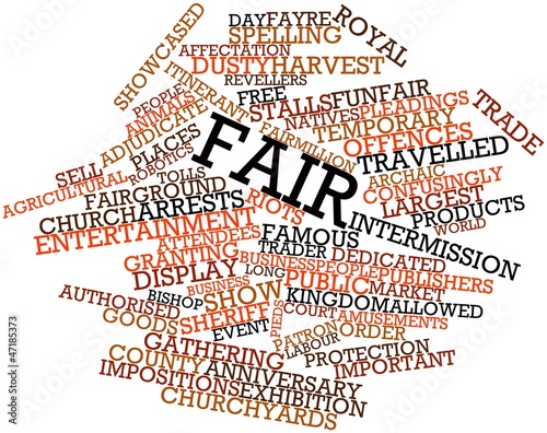 Illustration: Word cloud for Fair Word cloud for Fair