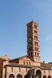 Bell tower of basilica dei Santi Giovanni e Paolo in Rome, Italy