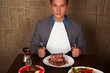 Photo: eat a beef steak eat a beef steak
