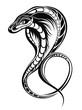 Vector: Snake 2013. Tattoo design Snake 2013. Tattoo design