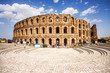 Ruins of the largest colosseum in in North Africa. El Jem,Tunisi