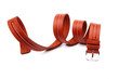 Man's fashion belt isolated on a white