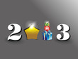 abstract new year background with star