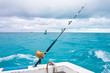Fishing on the spinning foot boats. Cuba