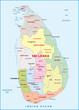 Sri Lanka map