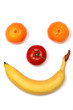 Gesicht aus Obst