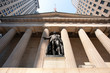 George Washington statue at Wall Street, New york City.