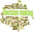 Word cloud for Decision making