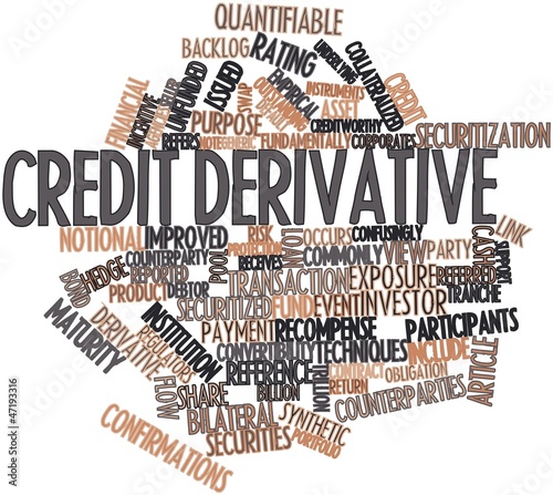 Illustration: Word cloud for Credit derivative Word cloud for Credit derivative