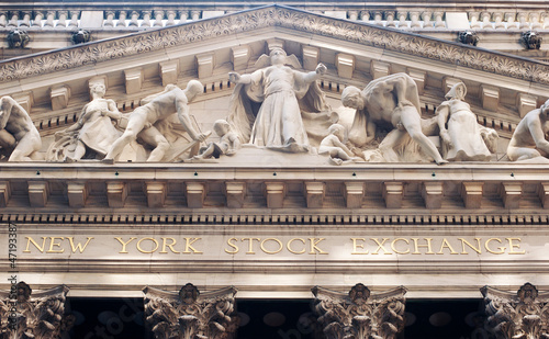 Photo: The New york Stock Exchange, NY. The New york Stock Exchange, NY.