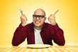 Photo: Man at the dinner table Man at the dinner table