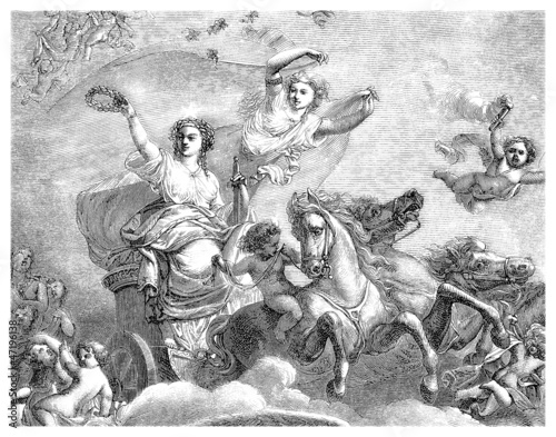 Illustration: Victory Chariot - 18th century Victory Chariot - 18th century