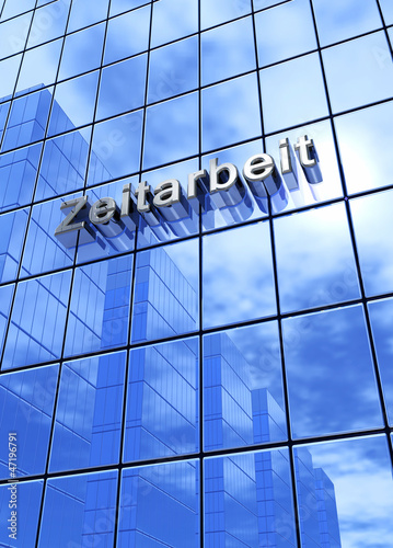 Illustration: Big Business Konzept - Zeitarbeit Big Business Konzept - Zeitarbeit