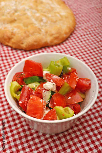 Photo: Greek salad Greek salad